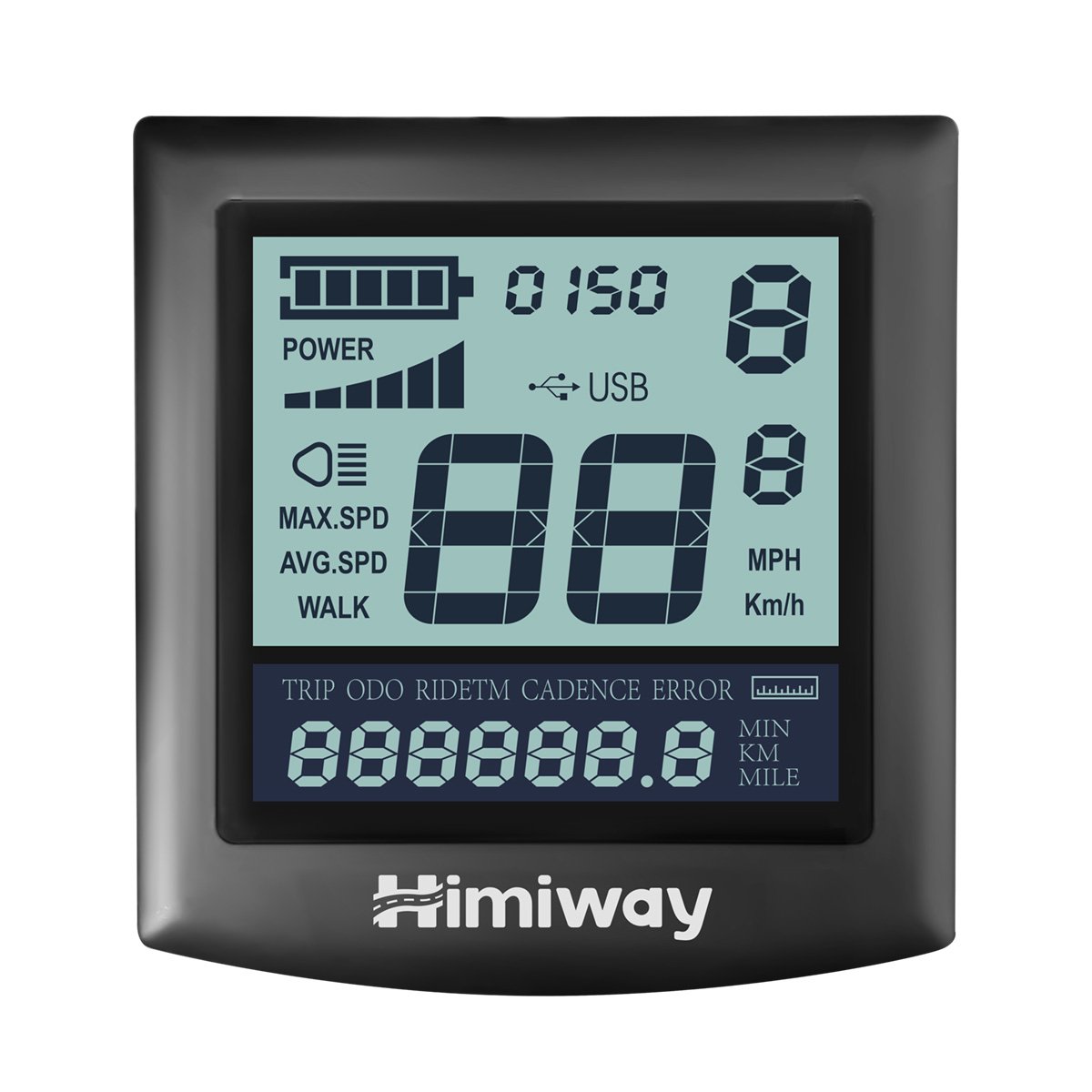 Himiway D3 (Cruiser) LCD-Bildschirm mit USB-Aufladung