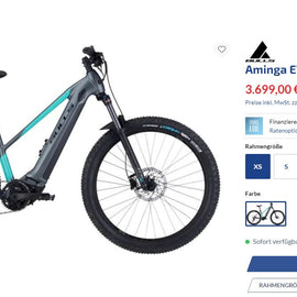 NEU E-MTB Bulls Aminga Eva 2 27,5" RH: 44cm UVP: 4099€