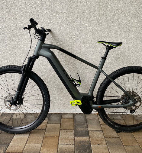 E-Bike CUBE Reaction Pro Black/Green 750Wh XL, 5209km, UVP: 3499€