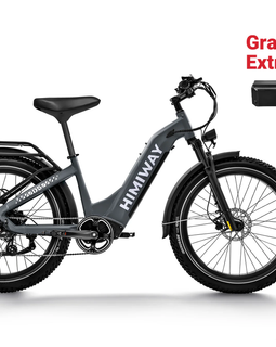 HIMIWAY D5 (Zebra) - 26 Zoll Premium Fatbike für jedes Terrain UVP: 2899€