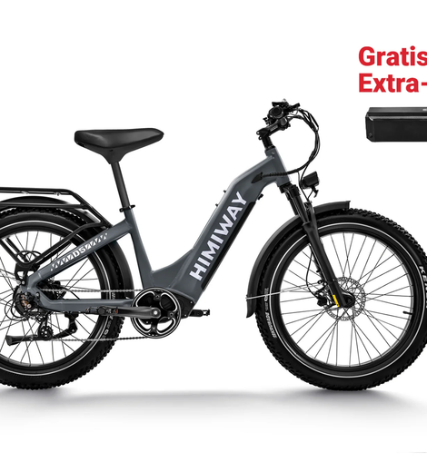 HIMIWAY D5 (Zebra) - 26 Zoll Premium Fatbike für jedes Terrain UVP: 2899€