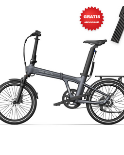 ADO Air 20 Ultra Grau mit gratis ABUS Bordo Faltschloss