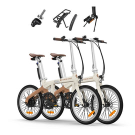 2 x ADO Air Carbon – Carbon Falt-E-Bike Doppelpack, 20 Zoll, 15,9 kg